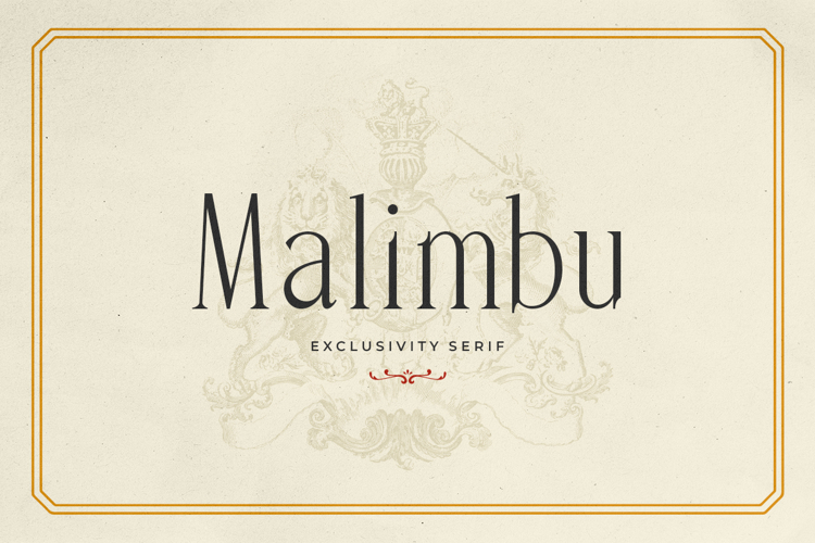 Malimbu - Exclusivity Serif
