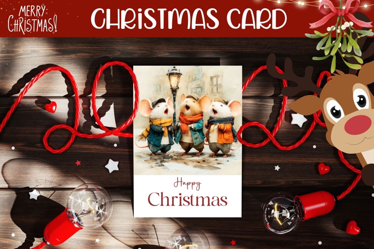 Christmas Card Template Image 8