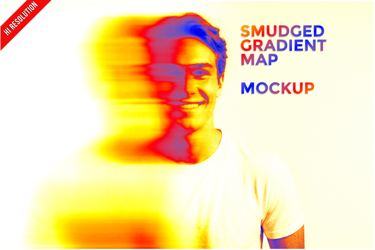Smudged Gradient Map Effect