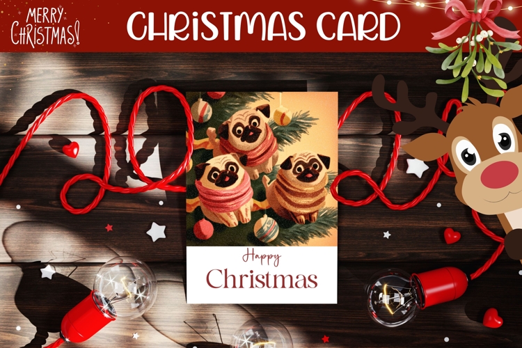 Christmas Card Template Image 11