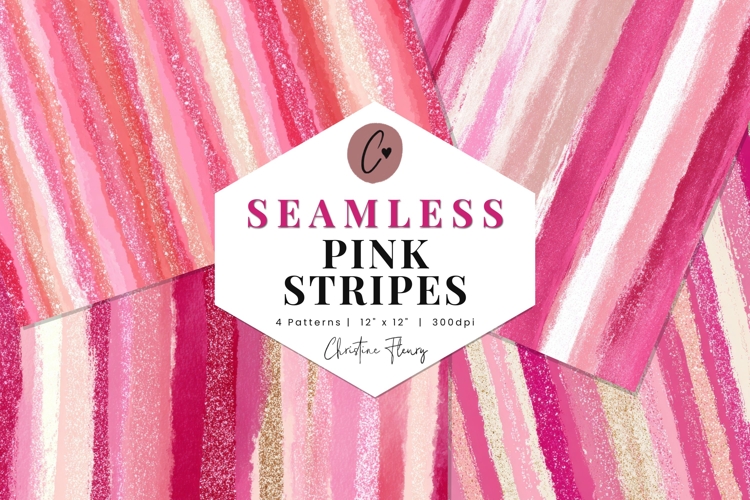 Seamless Pink Girly Digital Paper