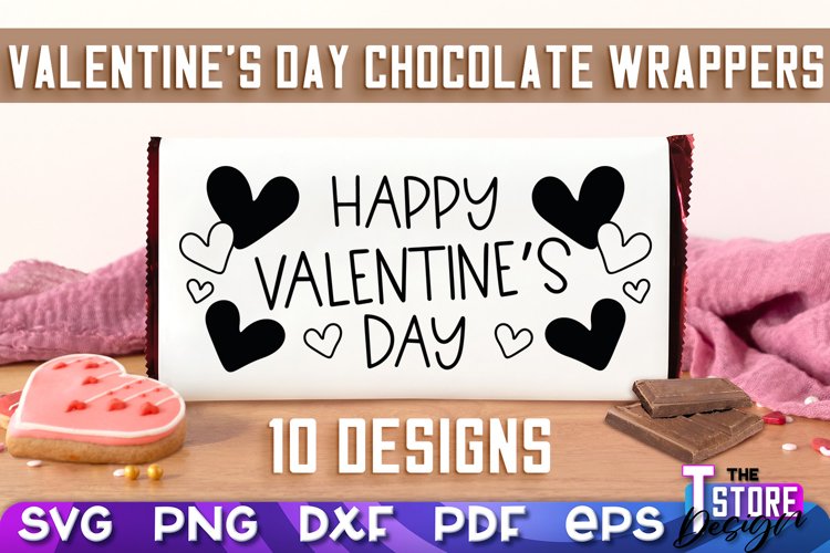 Valentine's Day Chocolate Wrappers | Chocolate Wrappers example image 1