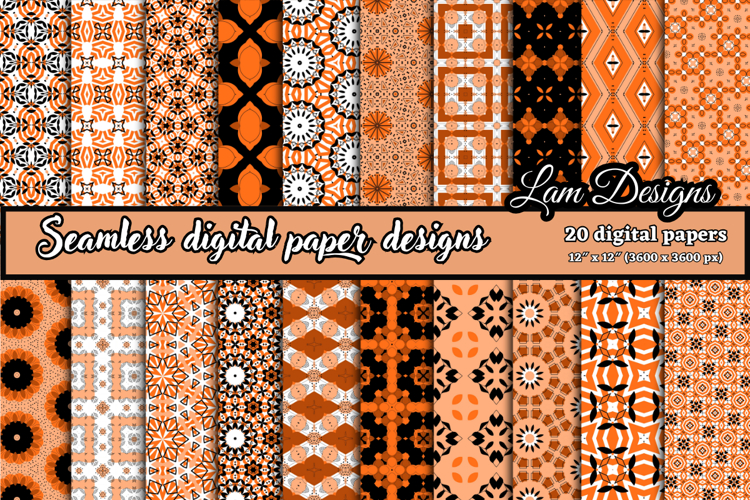 Geometric Seamless digital papers, Seamless pattern