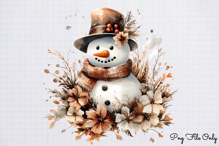 Snowman Clipart Image 17
