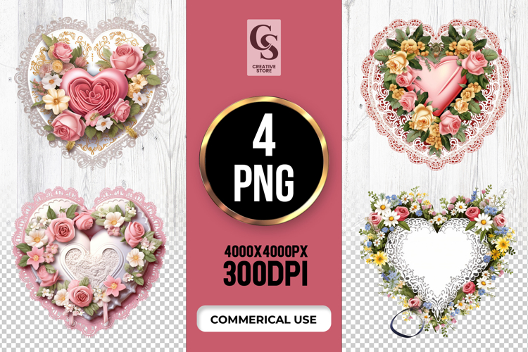 Floral Wreath Clipart Image 3