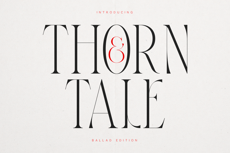 Thorn Tale Elegant Modern Serif