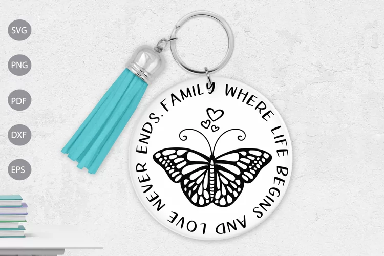 Family Where Life Begins And Love Never Ends- Home SVG File