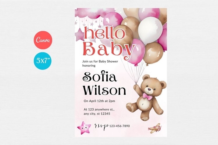 Baby Shower Invitation Template 189