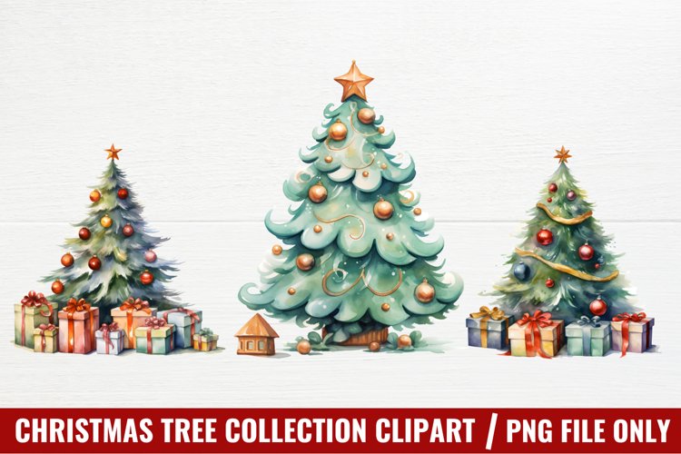 Christmas Watercolor Clipart Image 11