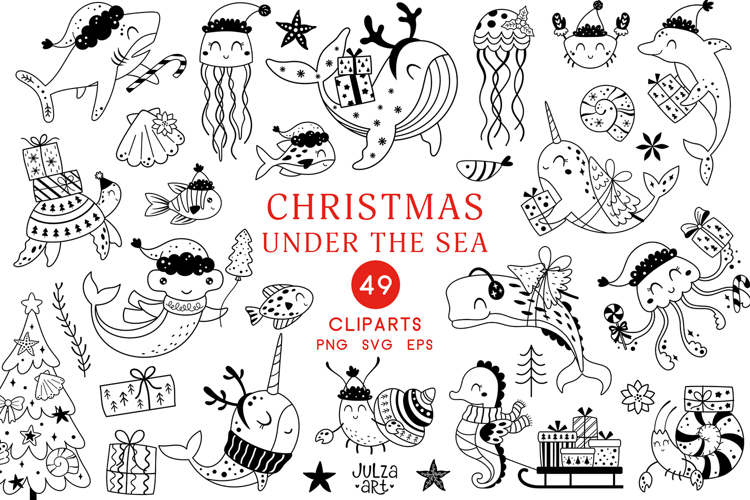 Merry Christmas Clipart Image 3
