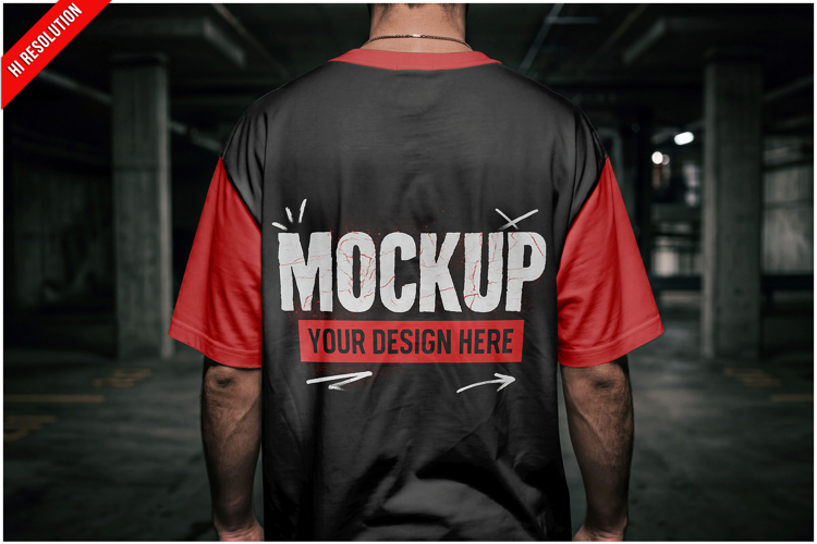 Oversized T-shirt Back View