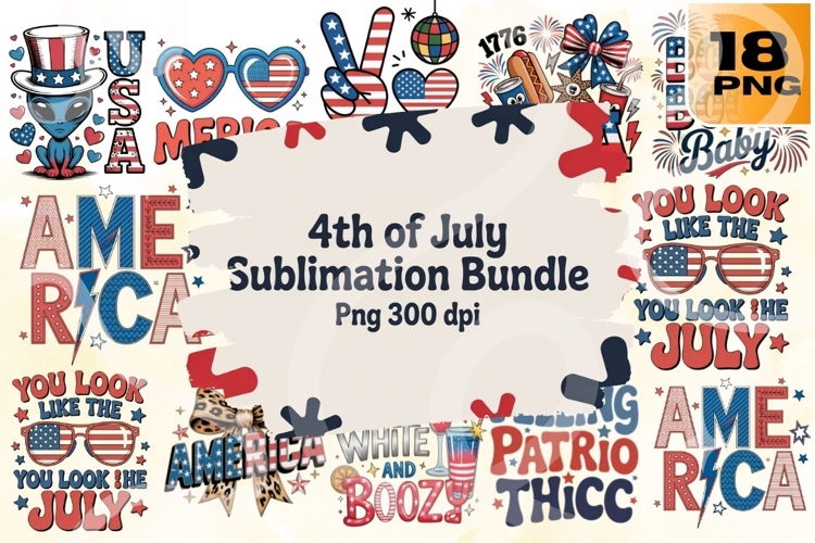 Patriotic Sublimation Design Image 4