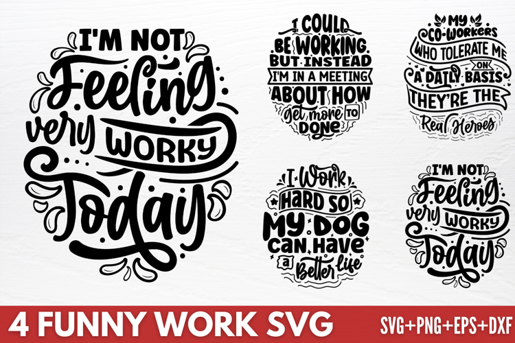 Funny Work SVG