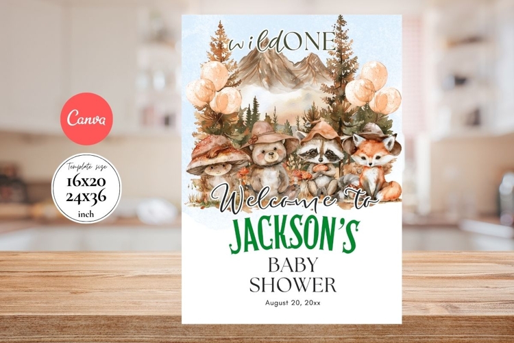 Baby Shower Welcome Sign Template 141