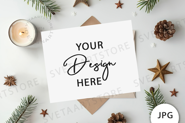 Christmas Aesthetic Mockup JPG