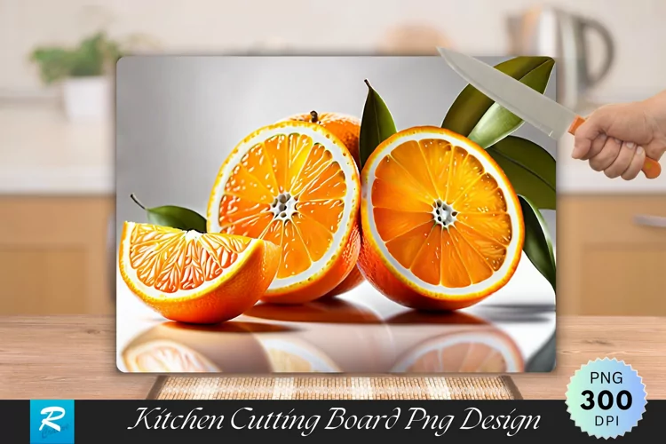 Valencia Cutting Board Sublimation Design