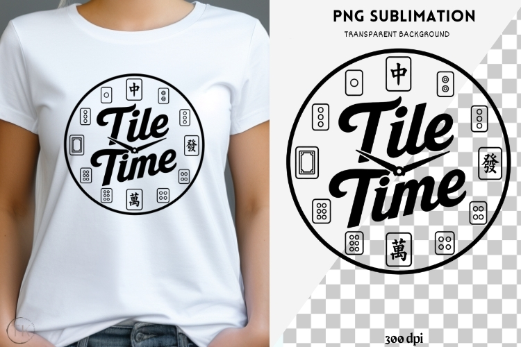 Mahjong quote png design for T-shirts