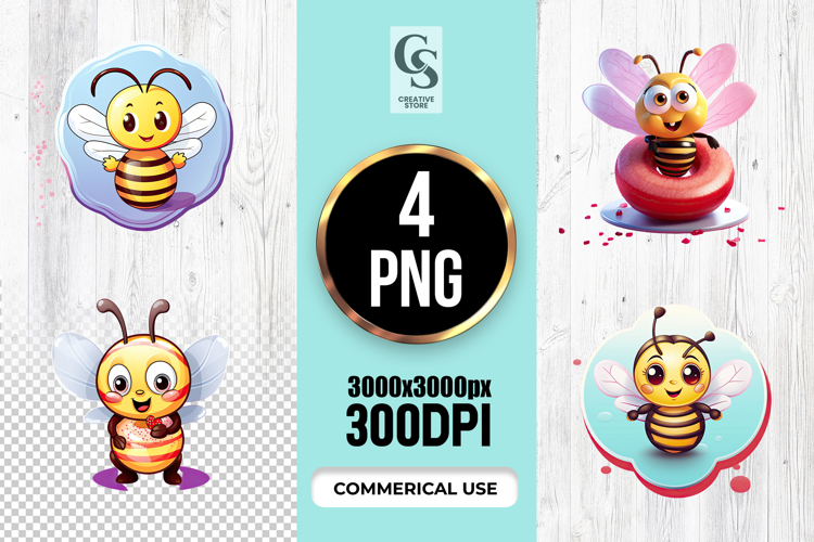 Cute Bee Clipart Image 2
