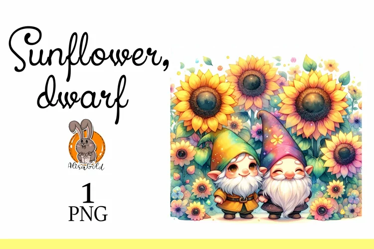 Gnome sunflower