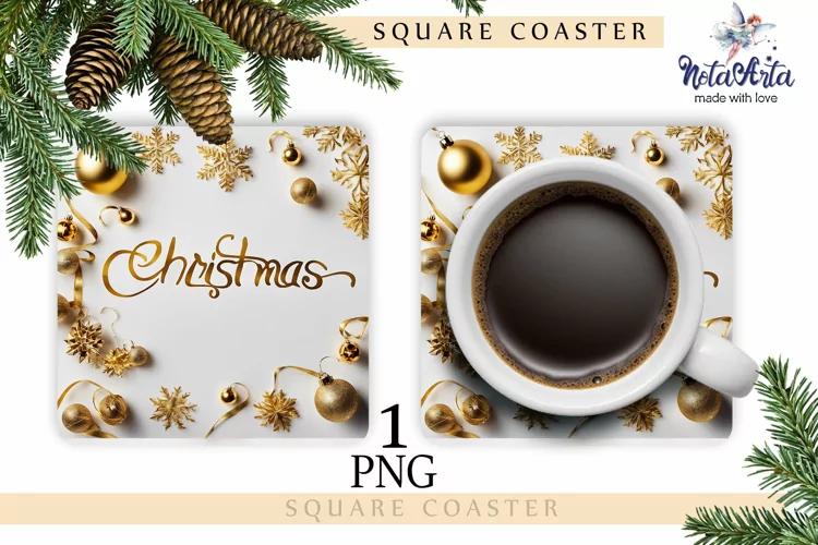 Christmas Coasters| PNG Christmas