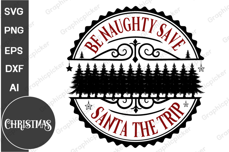 Believe In The Magic Of Christmas Round Sign SVG | Christmas