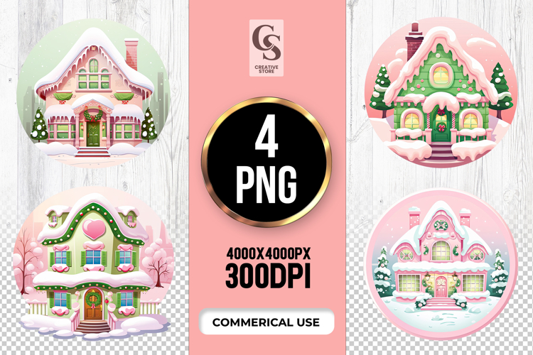 Gingerbread House Clipart Image 3