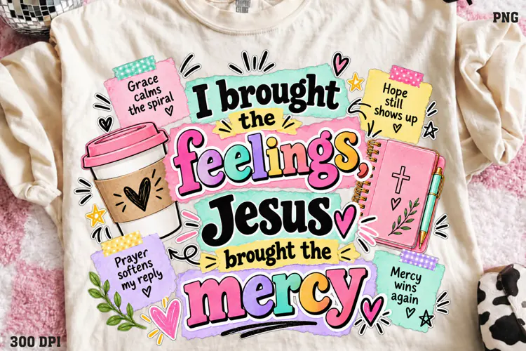 Mercy Rewrote My Story Shirt PNG, Grace Still Leads the Way