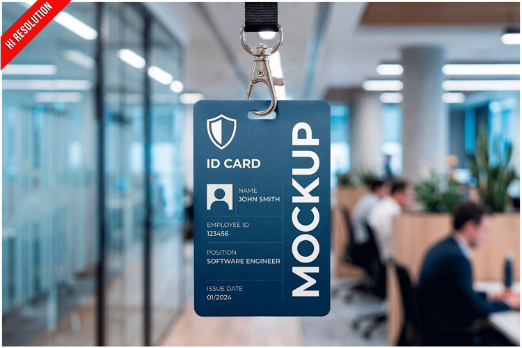 Vertical Id Card