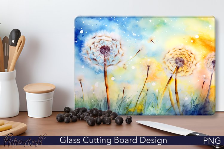 Glass Cutting Board Design | Dandelions Meadow