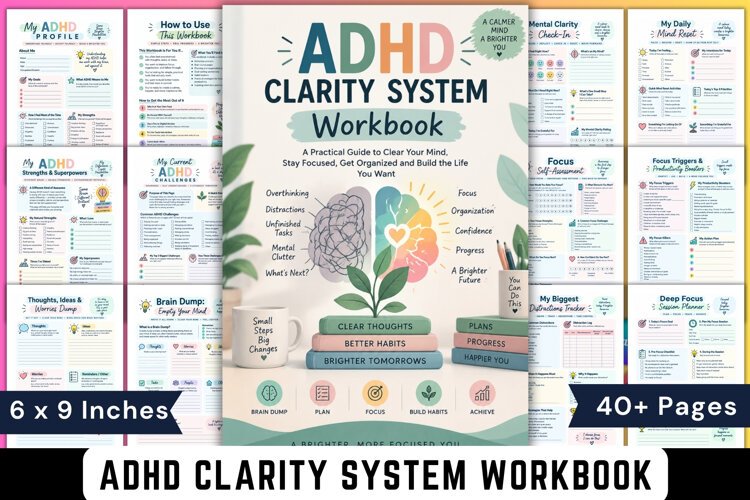 ADHD Clarity System Workbook example image 1