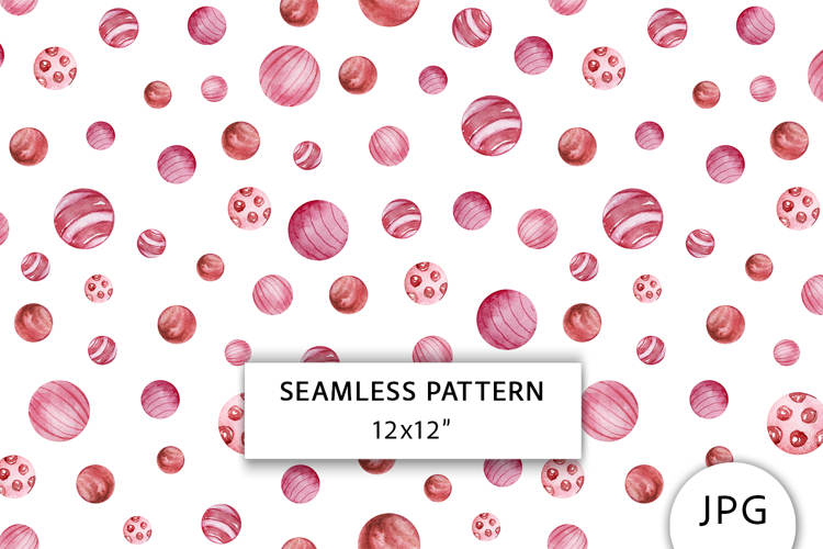 Sweets Seamless Pattern, Digital Paper