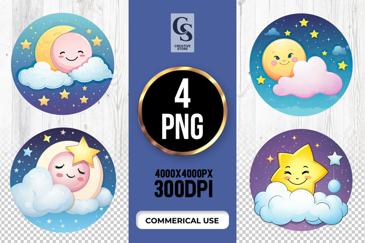 Night Sky Clipart Image 2