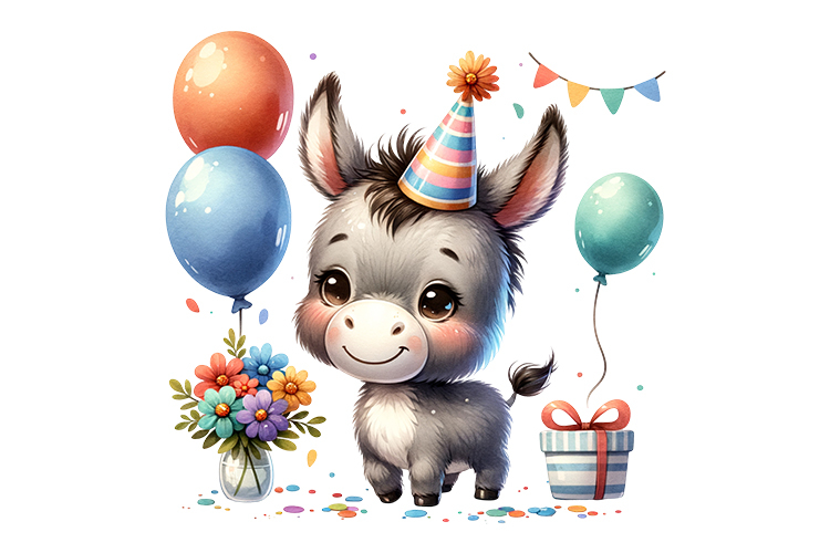 Donkey Clipart Image 11