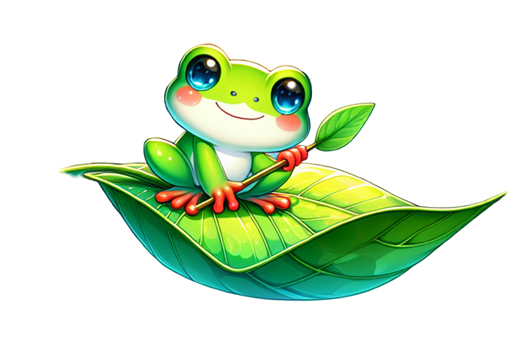 Cute Frog Clipart Image 16