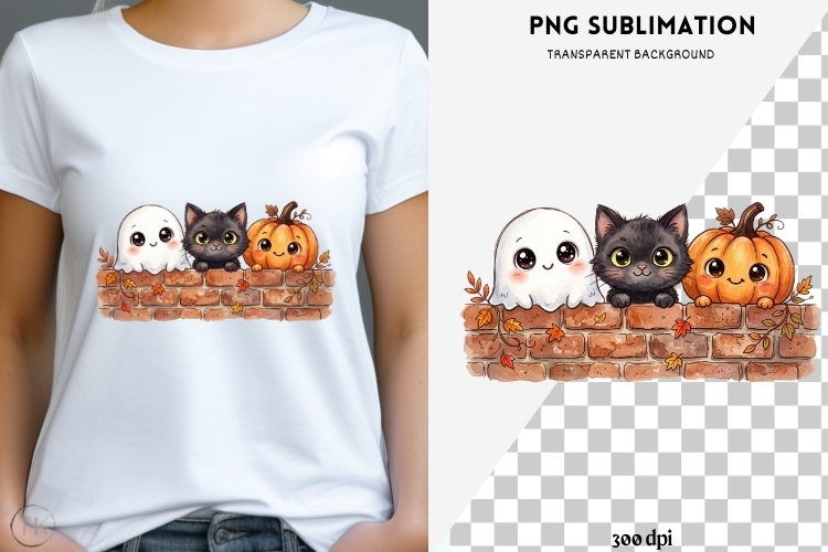 Peeking halloween png design for T-shirts
