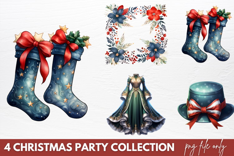 Christmas Party Clipart Image 2