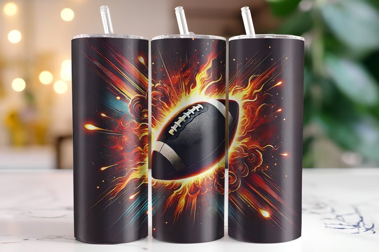 American Football Tumbler Wrap | Sublimation | Tumblers