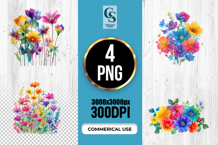 Watercolor Rainbow Png Image 24