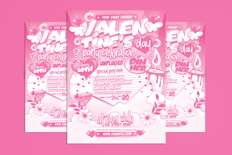 Valentines Party Flyer