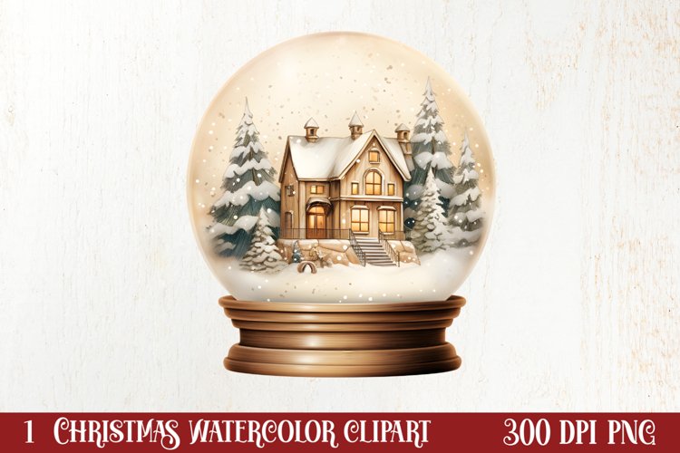 Cozy Boho Christmas Sublimation Clipart, Christmas PNG example image 1