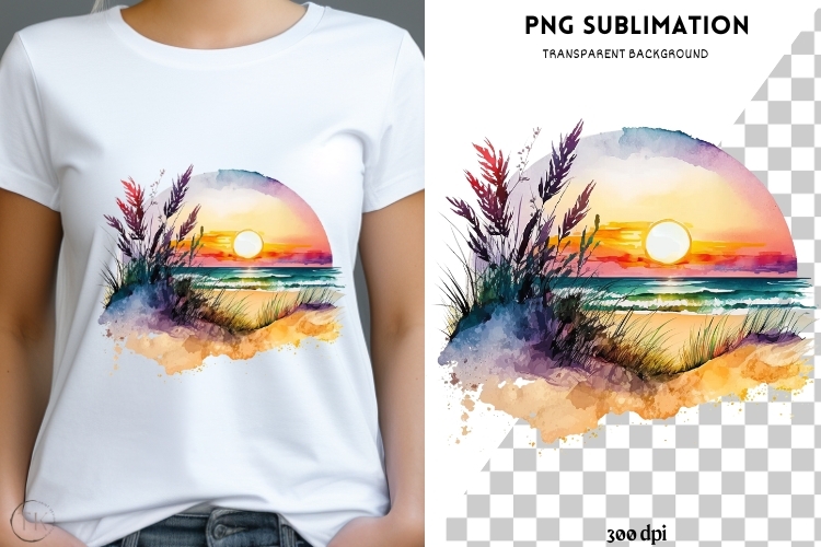 Sunset Graphic Image 13