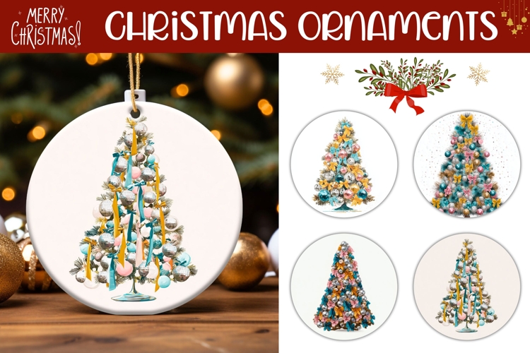 Cartoon Christmas Bows Ornaments, Christmas Tree Ornament