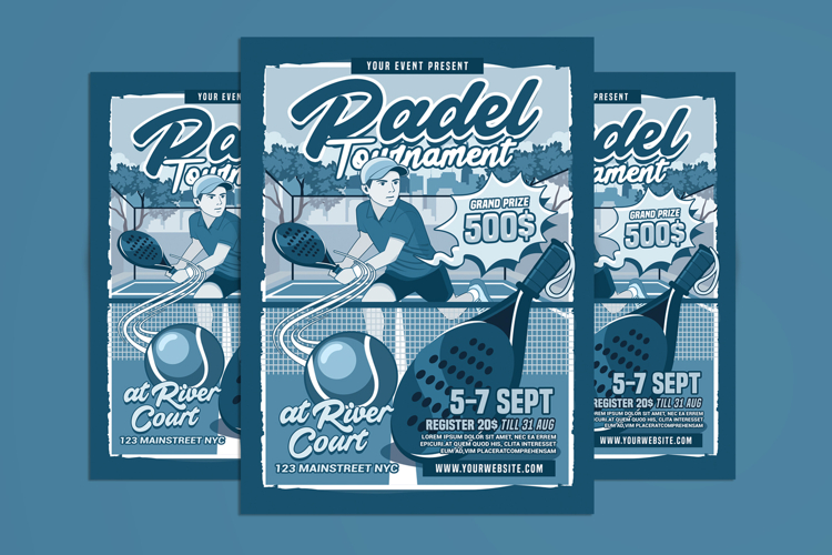 Padel Tournament Flyer