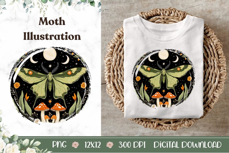 Moth Illustration Image 4
