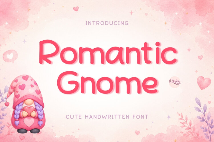 Romantic Gnome - Handwritten Font example image 1