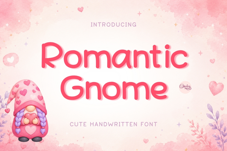 Romantic Gnome - Handwritten Font