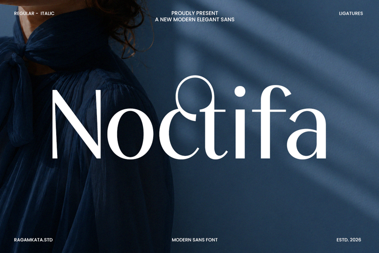 Noctifa Modern Luxury Sans Font