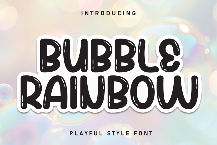 Rainbow Font Image 7