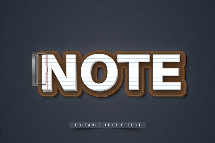 Editable Text Effect for Illustrator. Vector Graphic styles