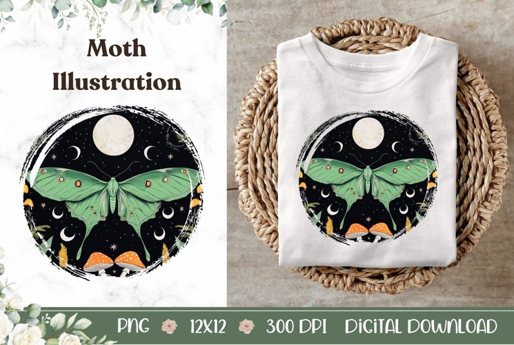 Moth Illustration Image 17
